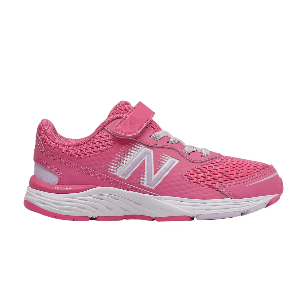 New Balance 680v6 Bungee Big Kid Sporty Pink Astral Glow