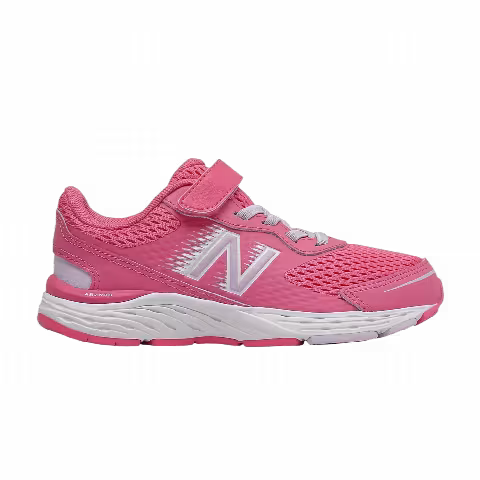 New Balance 680v6 Bungee Big Kid X-Wide 'Sporty Pink Astral Glow'