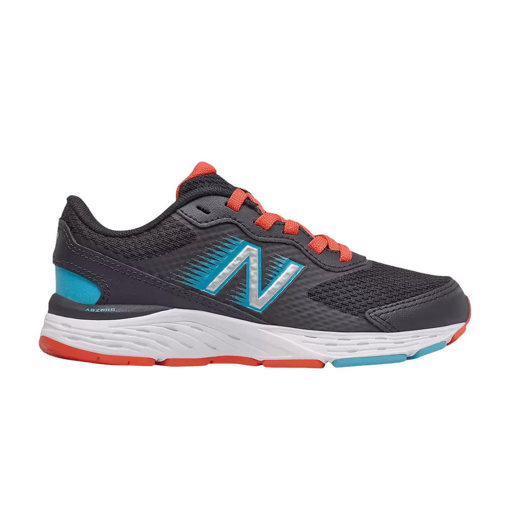 New Balance 680v6 Big Kid Black Ghost Pepper