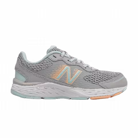 New Balance 680v6 Big Kid X-Wide 'Rain Cloud Pale Blue Chill'