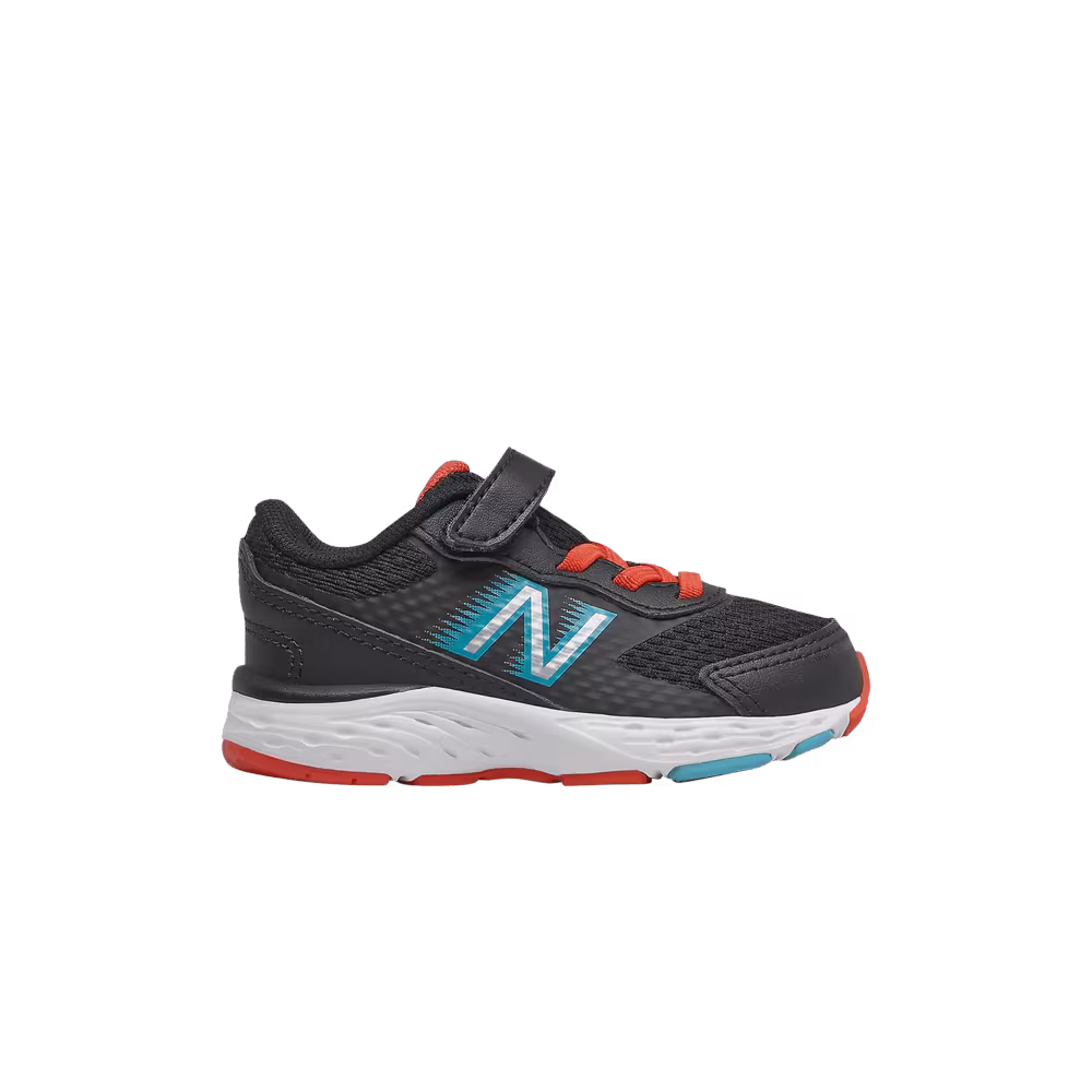 New Balance 680v6 Bungee Infant Wide Black Ghost Pepper