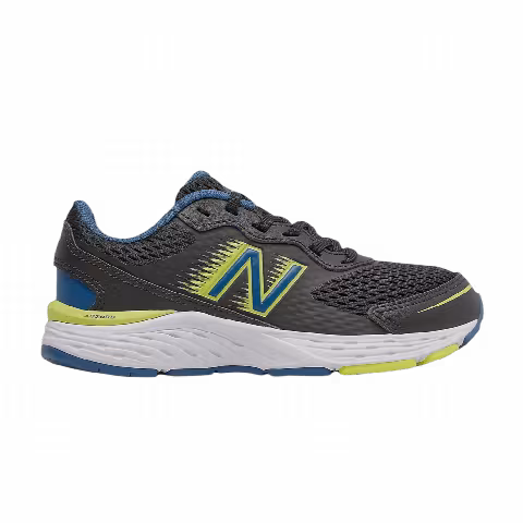 New Balance 680v6 Kids Wide 'Black Oxygen Blue Yellow'