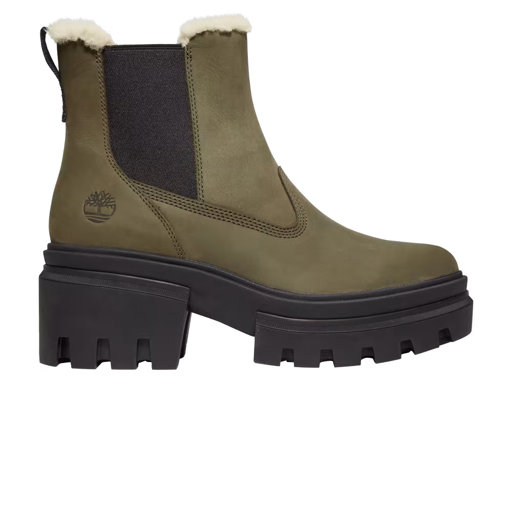 Timberland Women's Everleigh Lined Chelsea Boot Olive