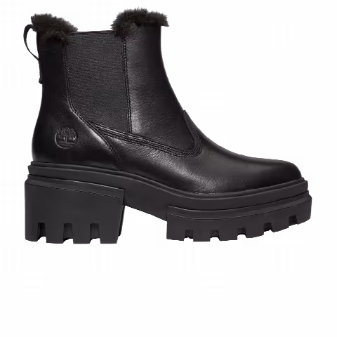 Timberland Wmns Everleigh Lined Chelsea Boot 'Triple Black'
