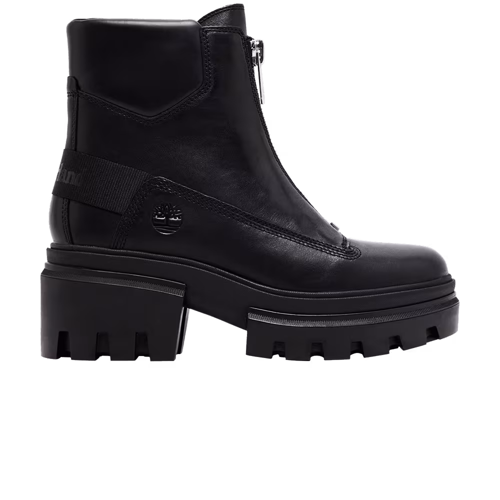 Timberland Women's Everleigh Front-Zip Boot Triple Black