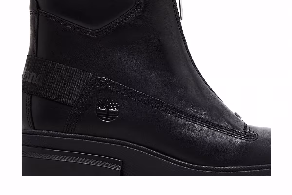 Timberland Women's Everleigh Front-Zip Boot Triple Black, view 3