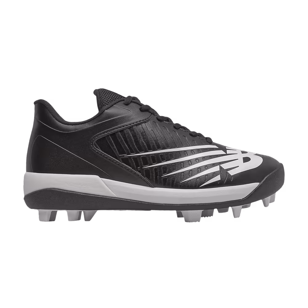 New Balance 4040 v6 Big Kid Wide Rubber Molded - Black White