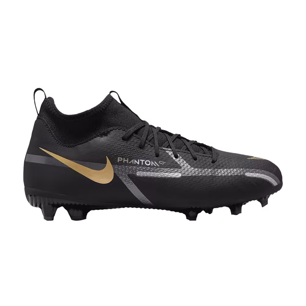 Nike Phantom GT2 Academy DF MG GS Black Metallic Gold