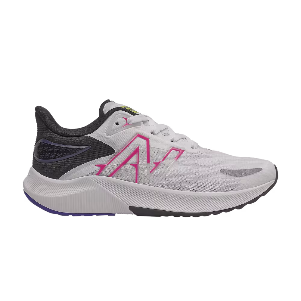 New Balance FuelCell Propel v3 Little Kid Wide White Pink Glow