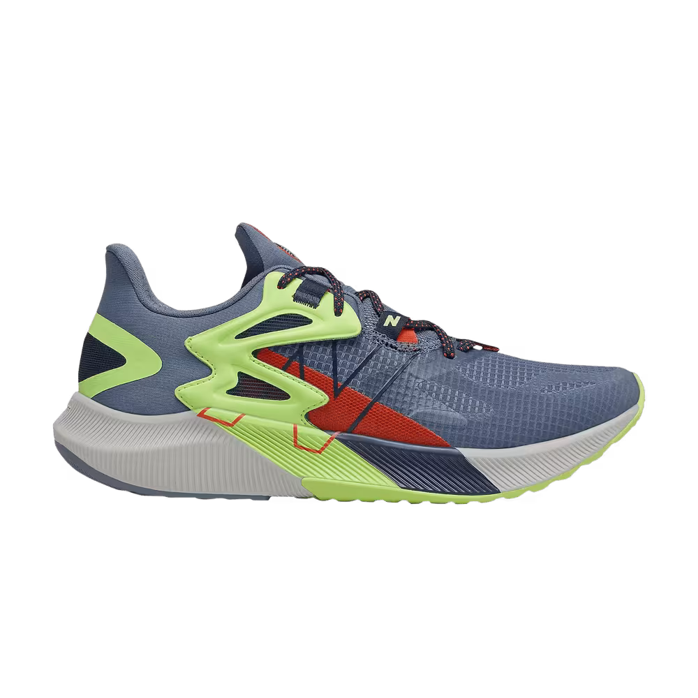 New Balance FuelCell Propel RMX 2E Wide Deep Porcelain Blue Lime