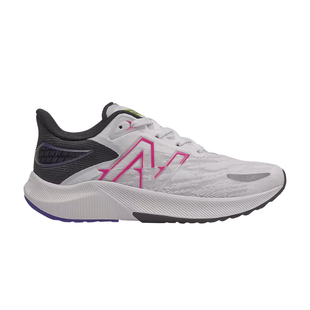 New Balance FuelCell Propel v3 Little Kid White Pink Glow