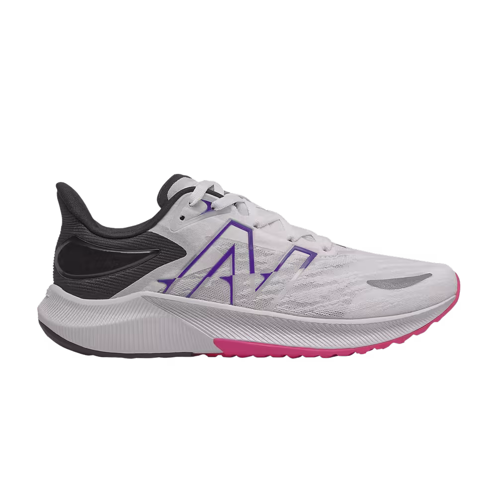 New Balance Women's FuelCell Propel v3 Wide White Pink Glow