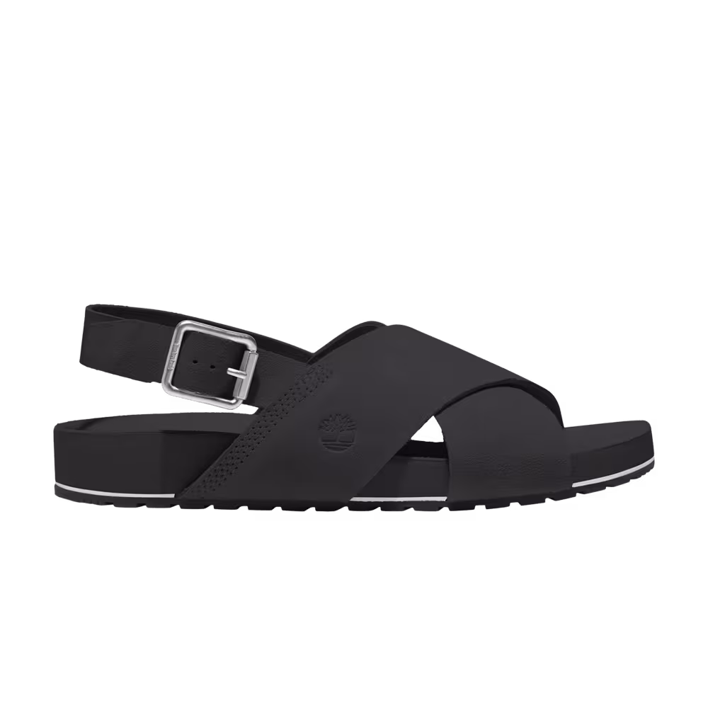 Timberland Women's Malibu Waves Basic Backstrap Sandal Jet Black
