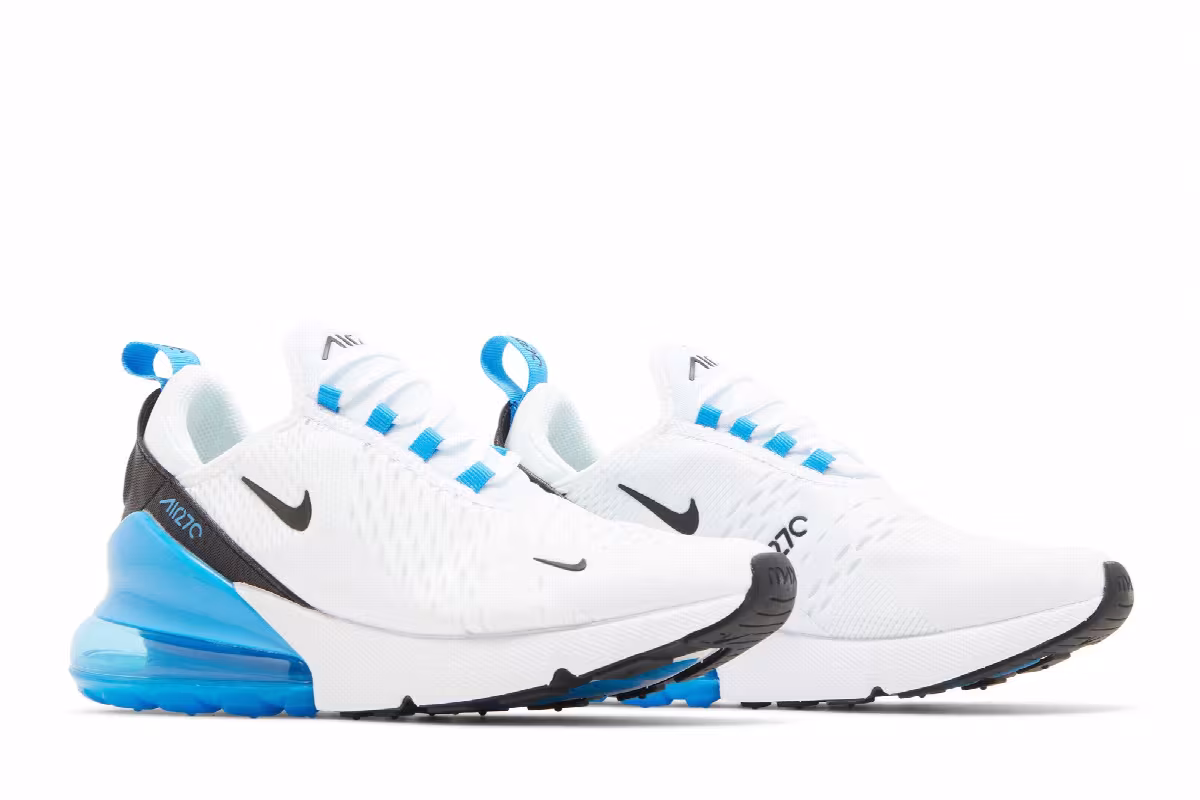 Nike Air Max 270 GS White Photo Blue, view 9