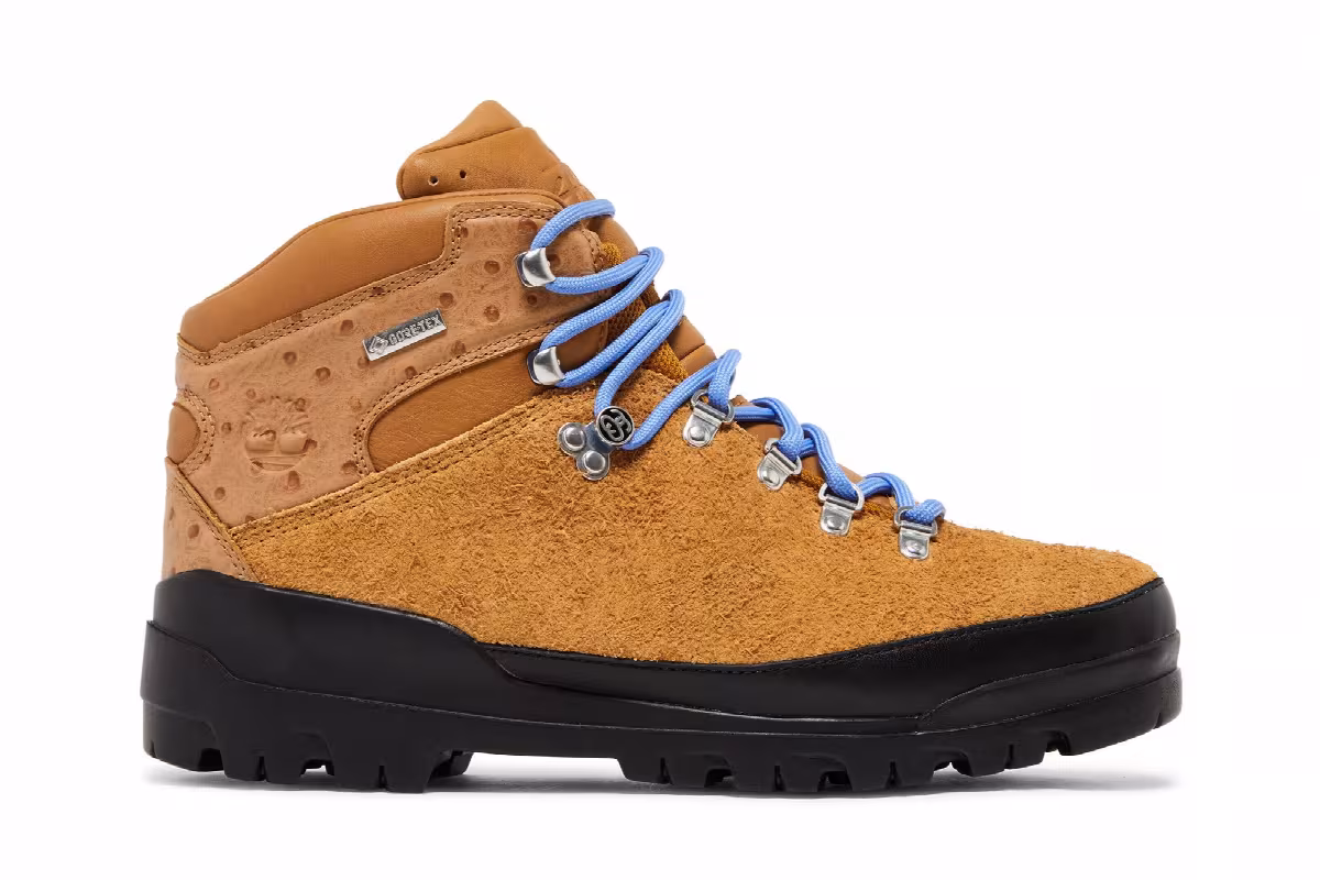 Stussy x Timberland World Hiker Mid Boot Wheat, view 2