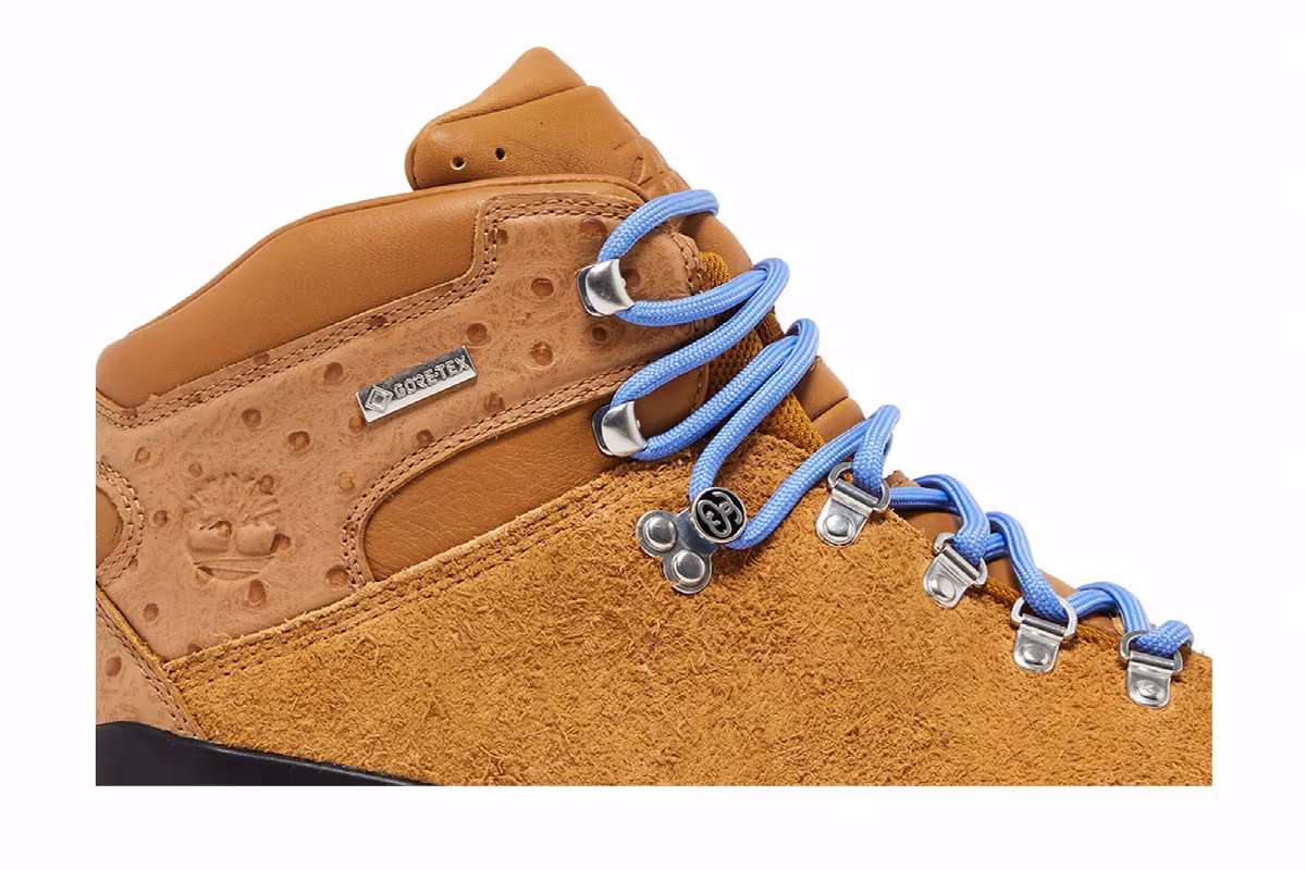 Stussy x Timberland World Hiker Mid Boot Wheat, view 3