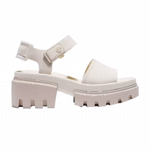 Timberland Wmns Everleigh Ankle Strap Sandal 'Triple White'