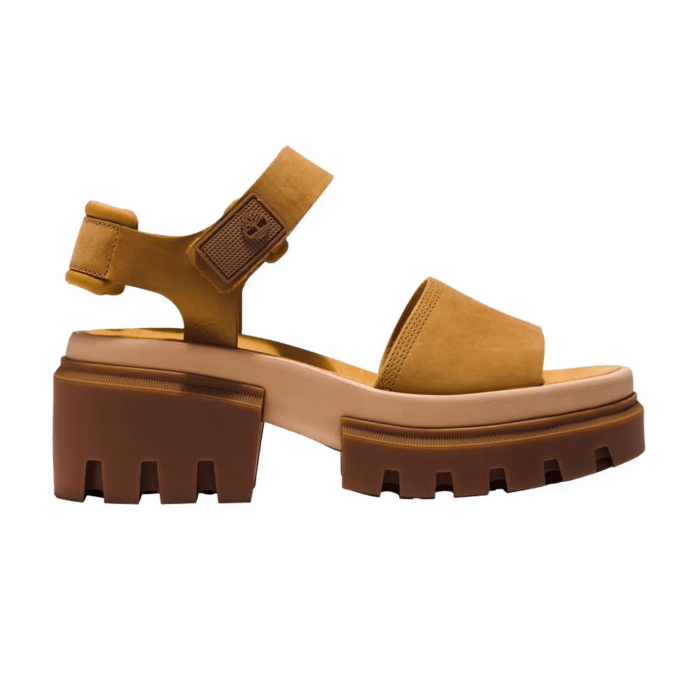 Timberland Women's Everleigh Ankle Strap Sandal Wheat