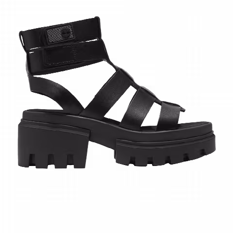 Timberland Wmns Everleigh Gladiator Sandal 'Triple Black'