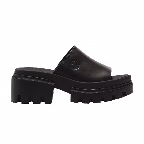 Timberland Wmns Everleigh Slide Sandal 'Triple Black'
