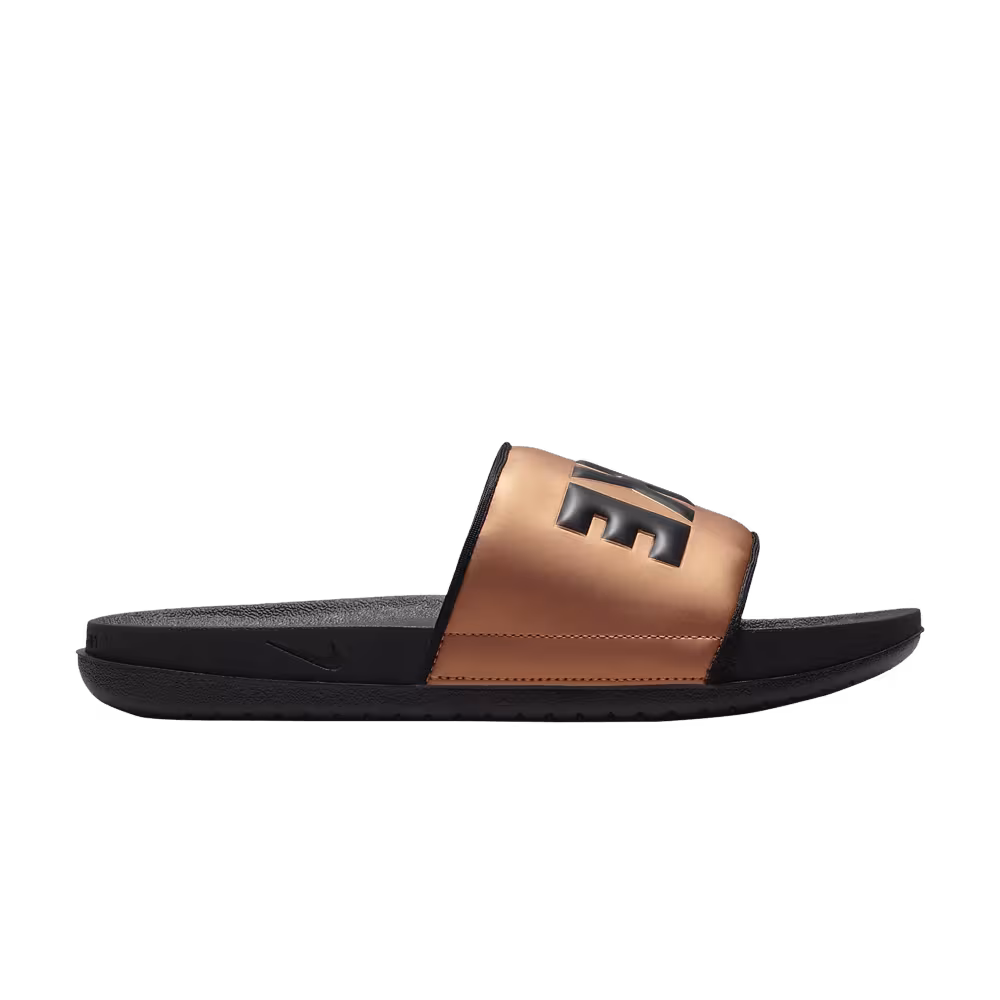 Nike Women's OffCourt Slide Metallic Copper
