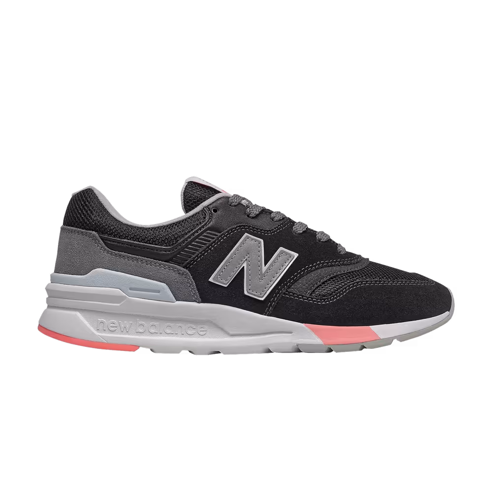 New Balance Women's 997H Black Paradise Pink