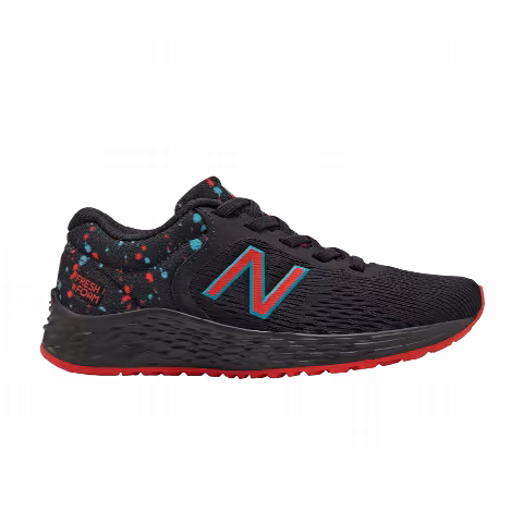 New Balance Arishi v2 Little Kid Wide 'Black Ghost Pepper Splatter
