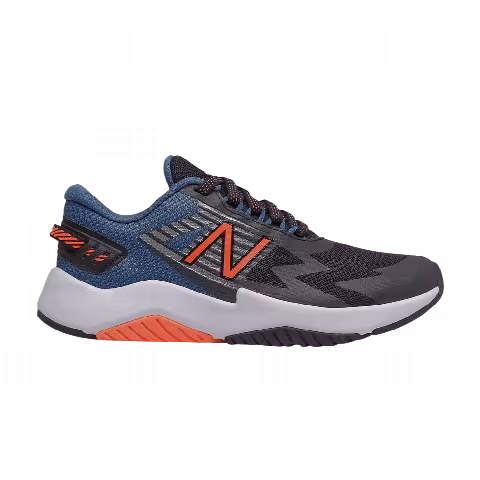 New Balance Rave Run Big Kid X-Wide 'Black Oxygen Blue'
