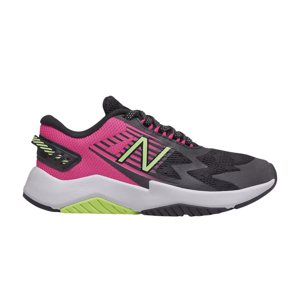 New Balance Rave Run Big Kid Black Pink Glow