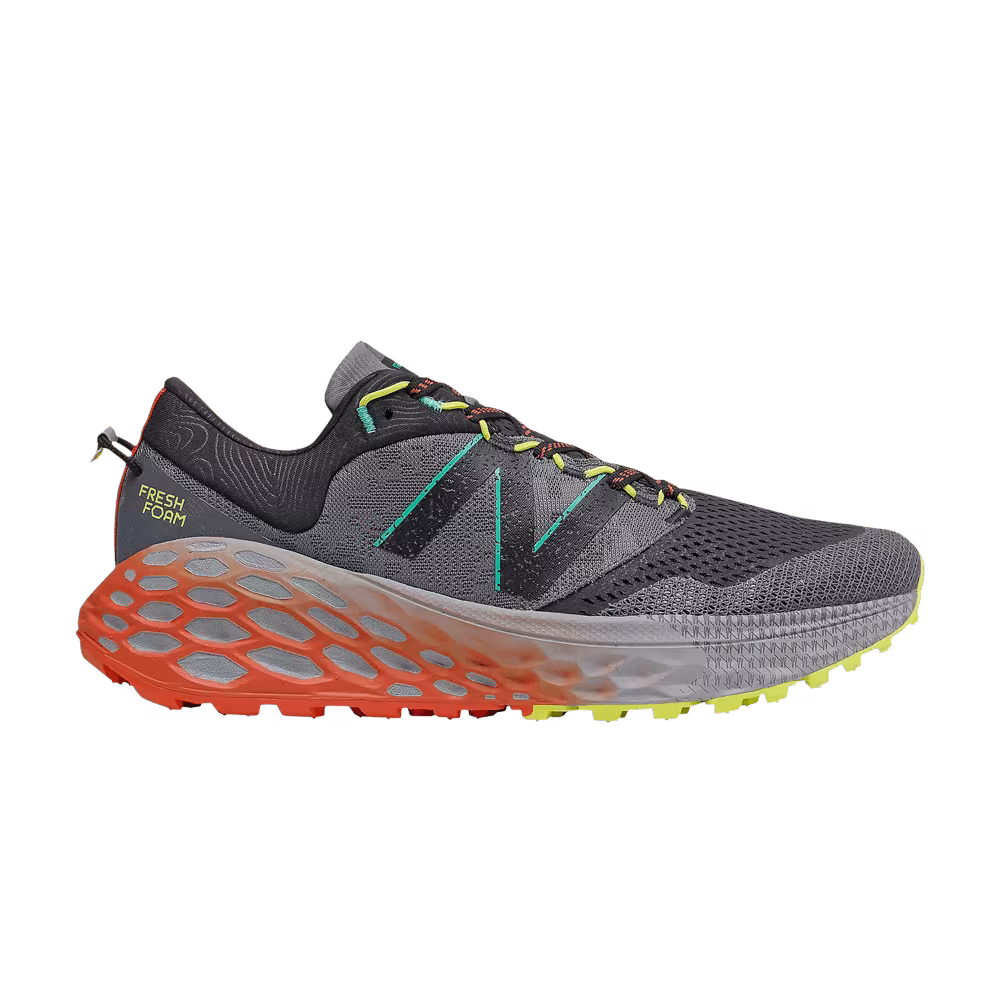 New Balance Fresh Foam More Trail v1 4E Wide Black Dark Blaze