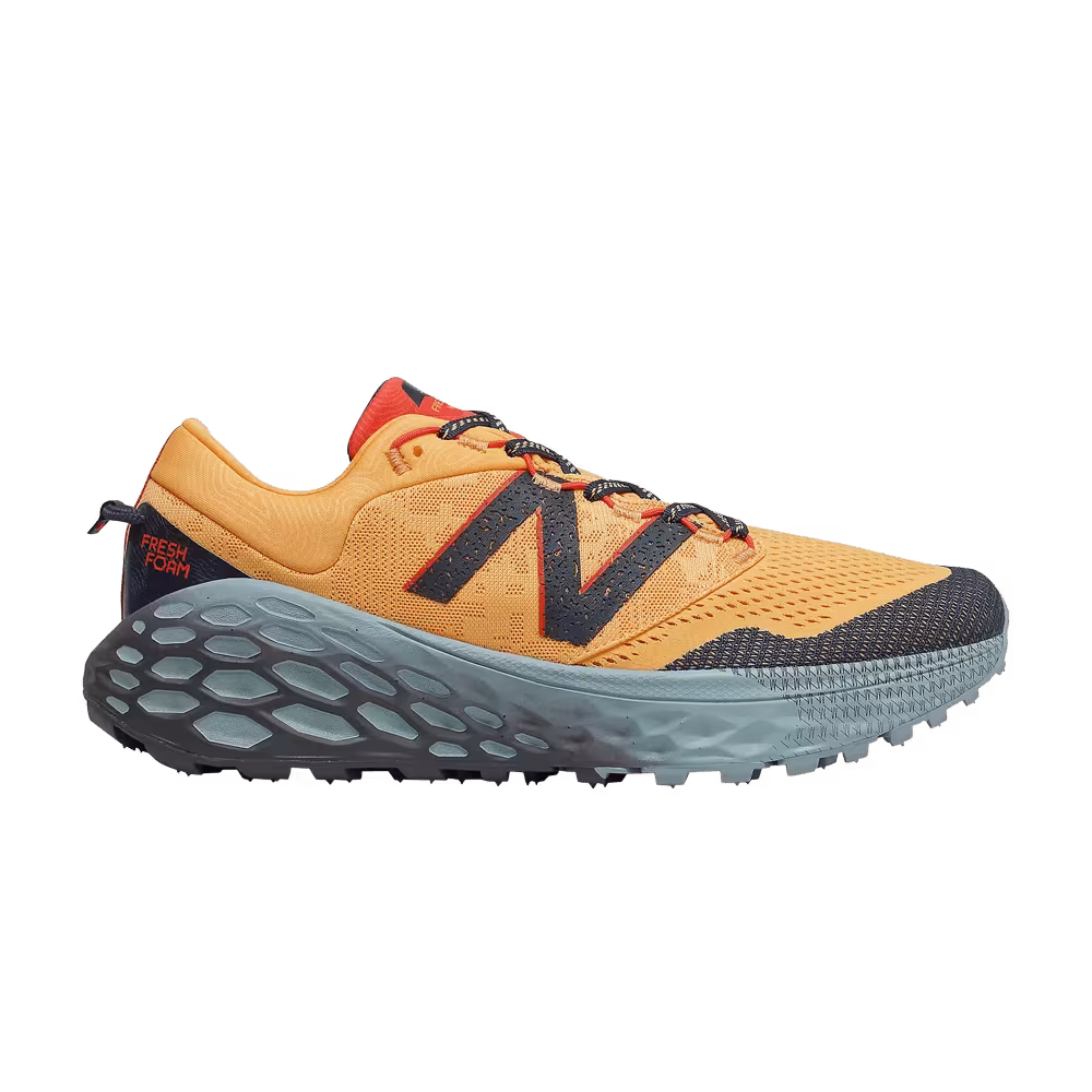 New Balance Fresh Foam More Trail v1 2E Wide Habanero Ocean Grey