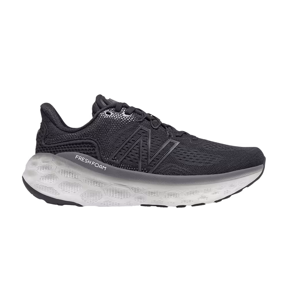 New Balance Women's Fresh Foam More v3 Wide Black Magnet
