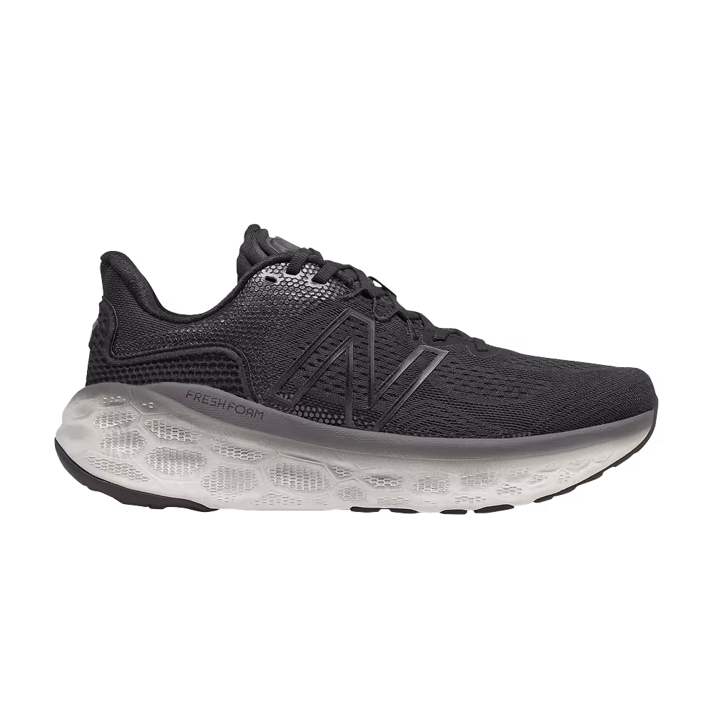 New Balance Fresh Foam More v3 2E Wide Black Magnet