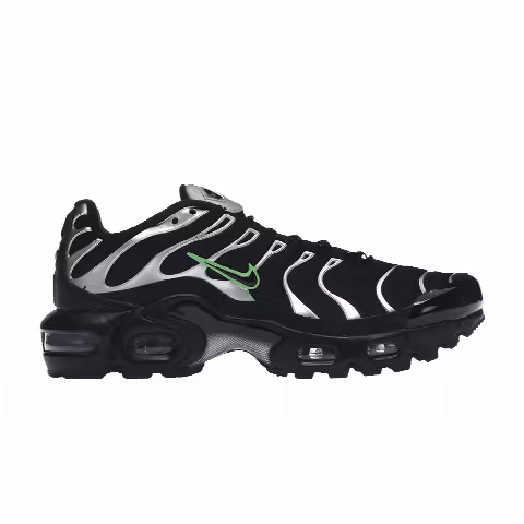 Nike Air Max Plus GS 'Black Silver Green Strike'