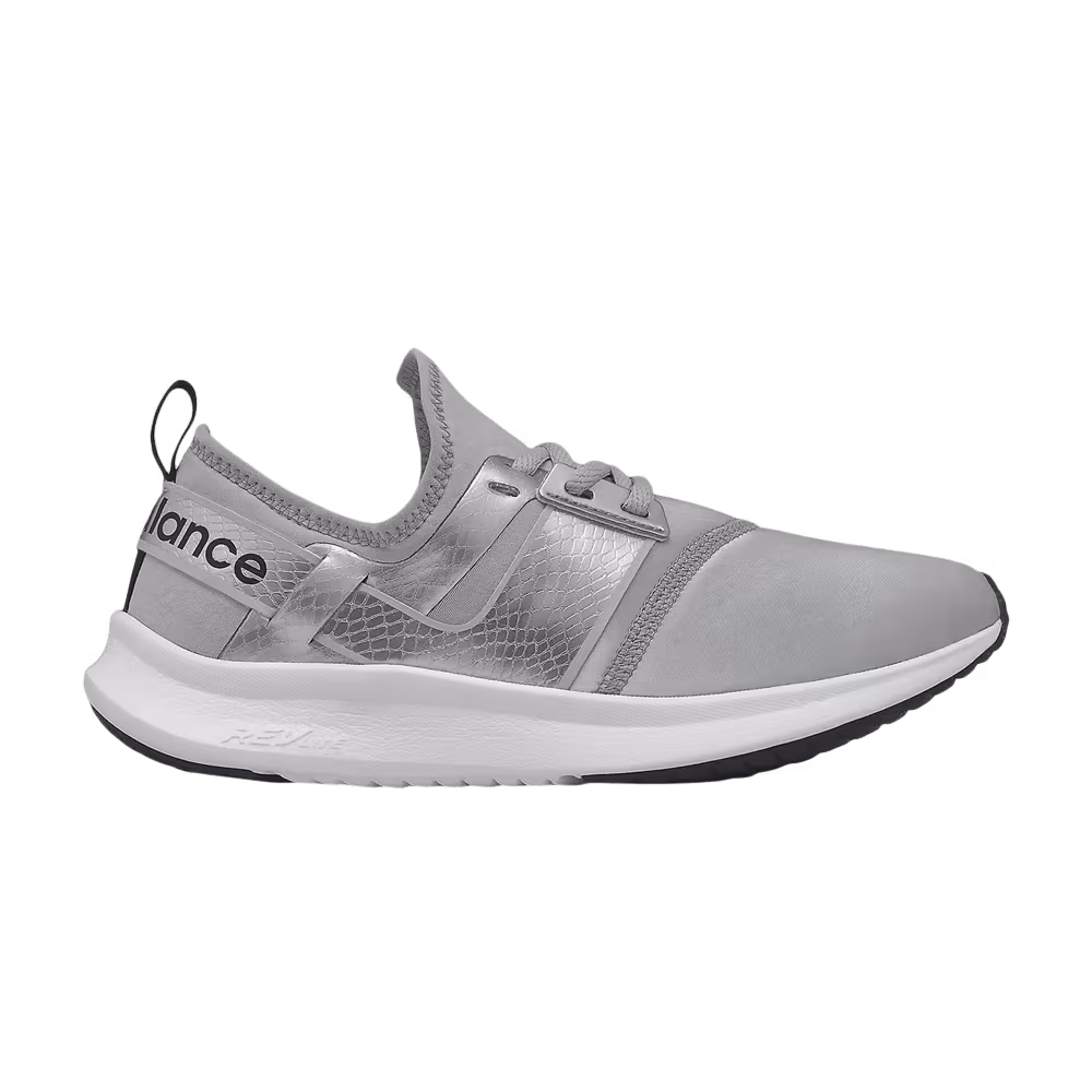 New Balance Women's Nergize Sport Wide Light Aluminum Silver Metallic