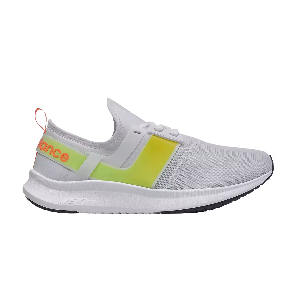 New Balance Women's Nergize Sport Wide Munsell White Citra Yellow