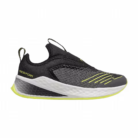 New Balance Fresh Foam Fast v2 Slip-On Big Kid 'Magnet Sulphur Yellow'