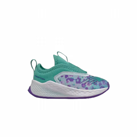 New Balance Fresh Foam Fast v2 Slip-On Toddler Wide 'Summer Jade Camo'