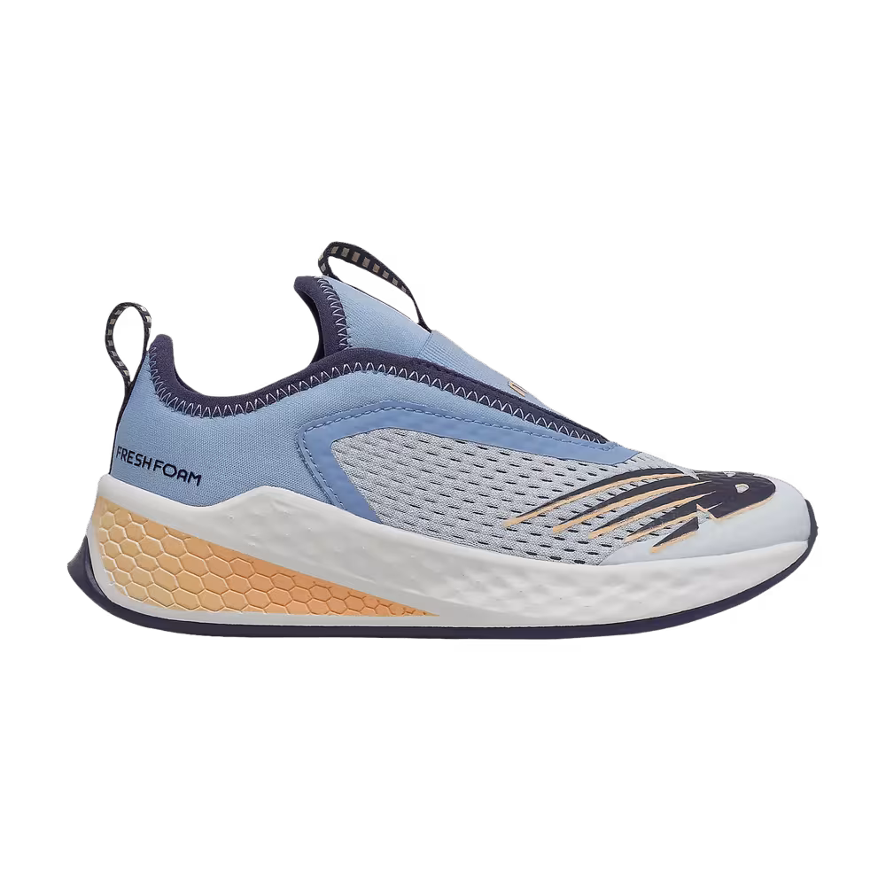 New Balance Fresh Foam Fast v2 Slip-On Big Kid Wide Morning Tide Light Mango