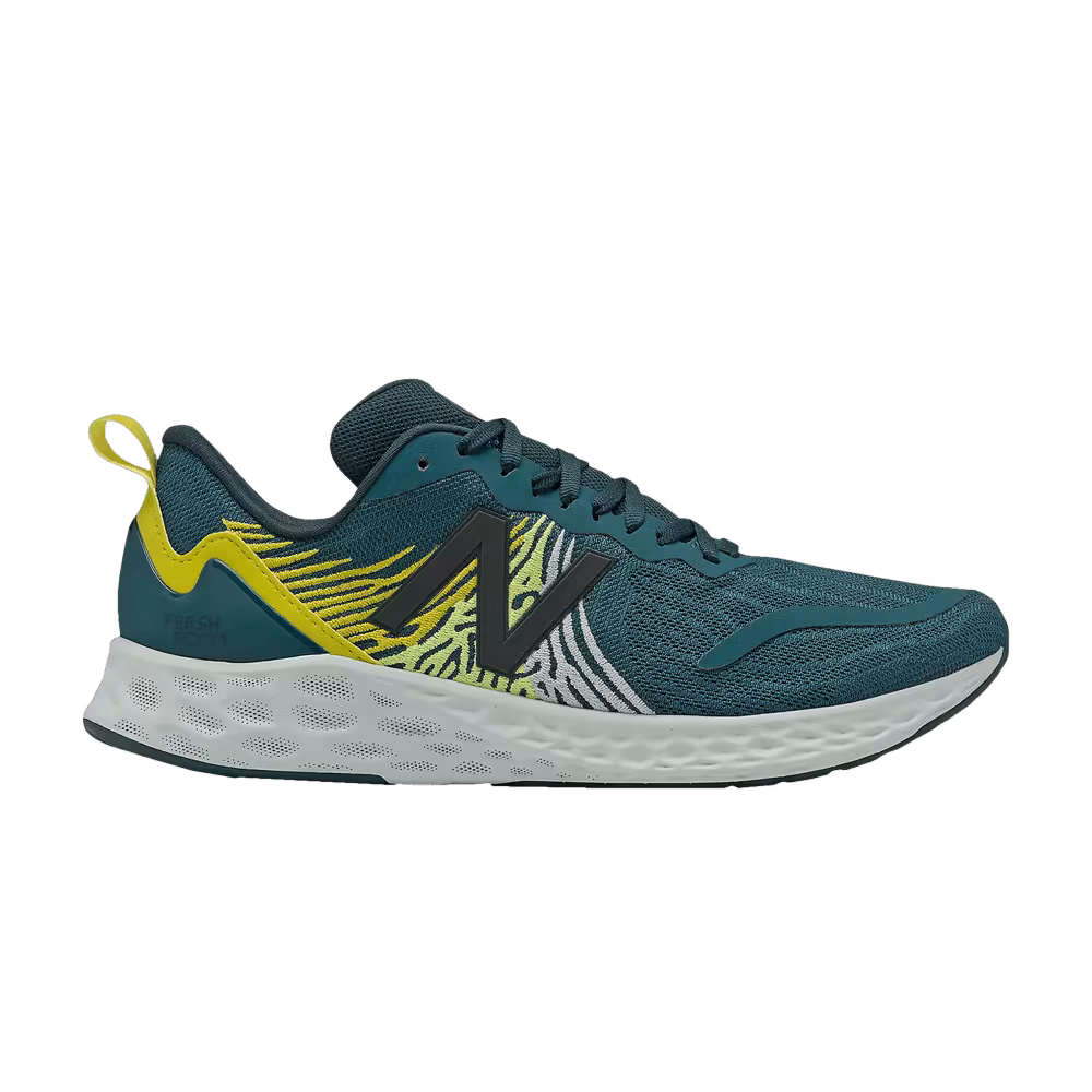 New Balance Fresh Foam Tempo Teal Sulpher Yellow