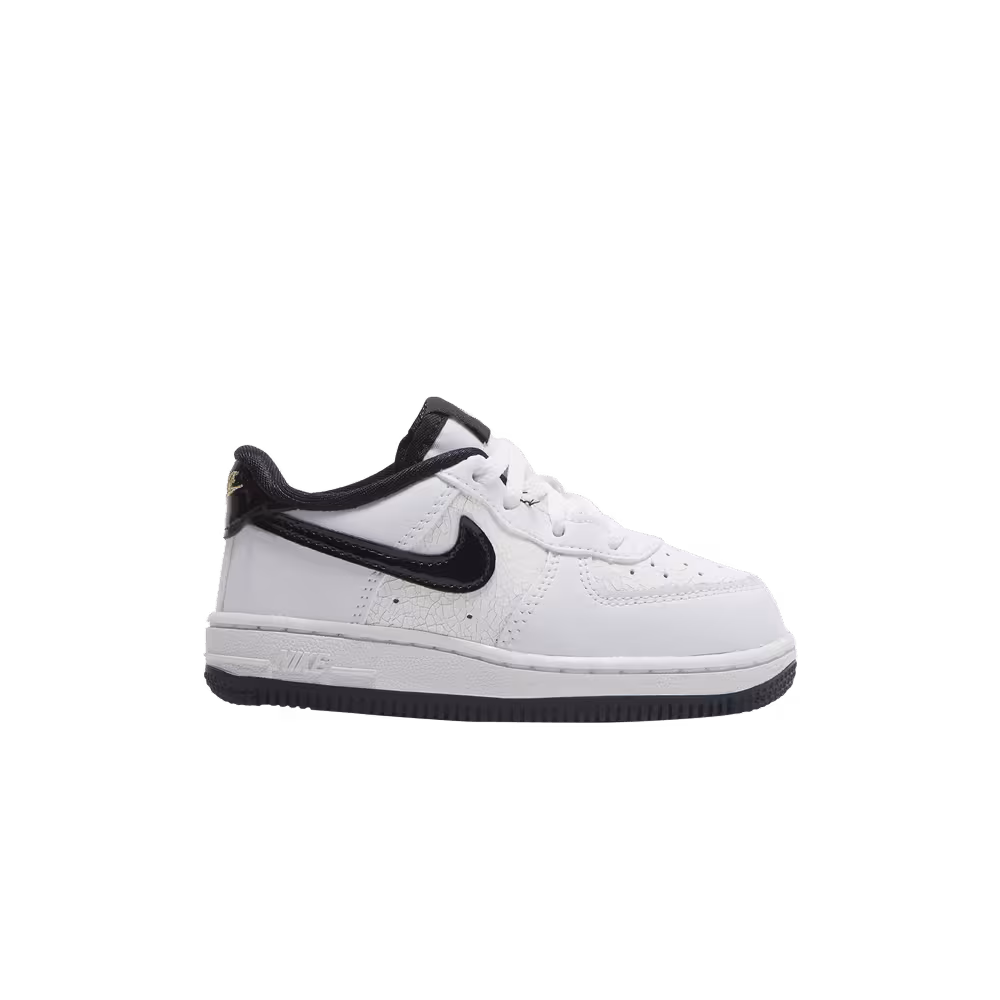 Nike Force 1 LV8 TD Cracked - White Black