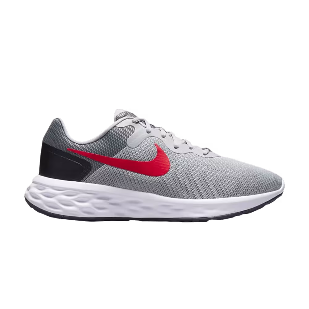 Nike Revolution 6 Light Smoke Grey Siren Red