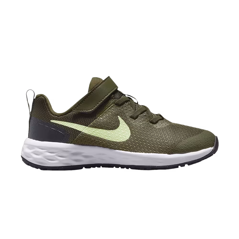 Nike Revolution 6 PS Rough Green Barely Volt
