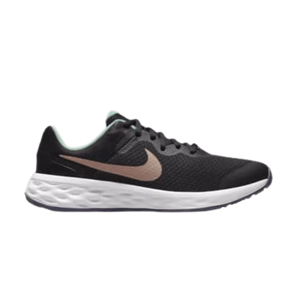 Nike Revolution 6 GS Black Mint Foam