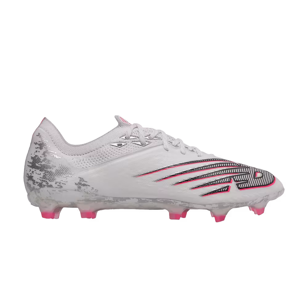New Balance Furon V6+ Pro FG 2E Wide White Silver