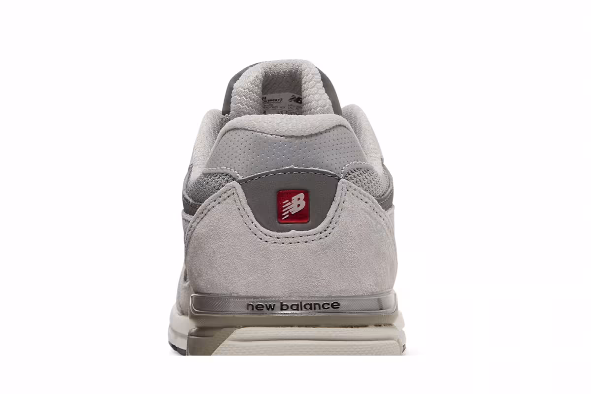 New Balance 990v3 Big Kid Wide Grey, view 8