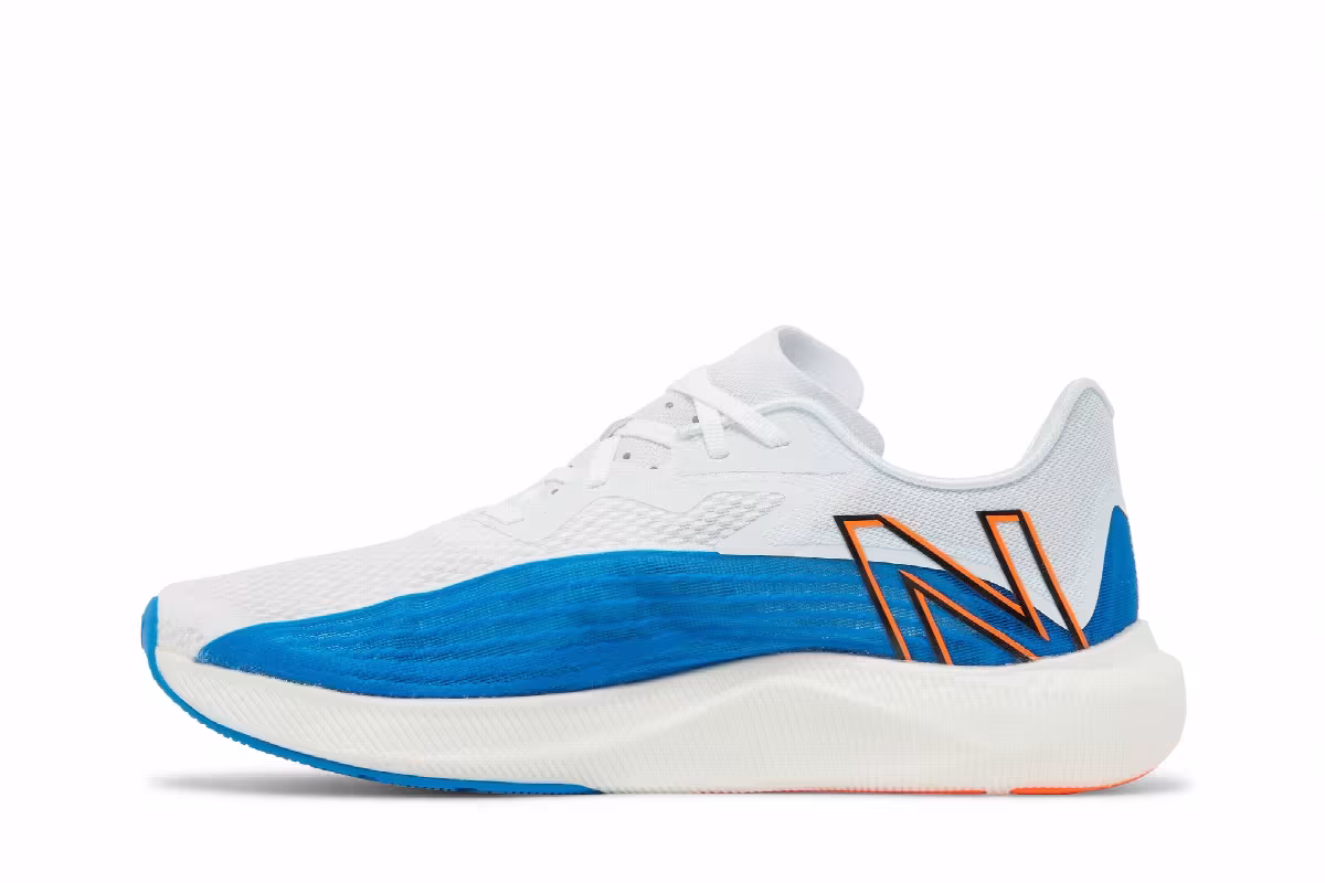 New Balance FuelCell Rebel v2 Laser Blue White, view 4