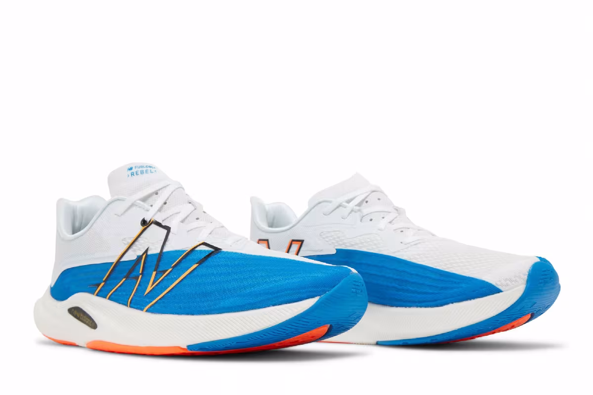 New Balance FuelCell Rebel v2 Laser Blue White, view 9
