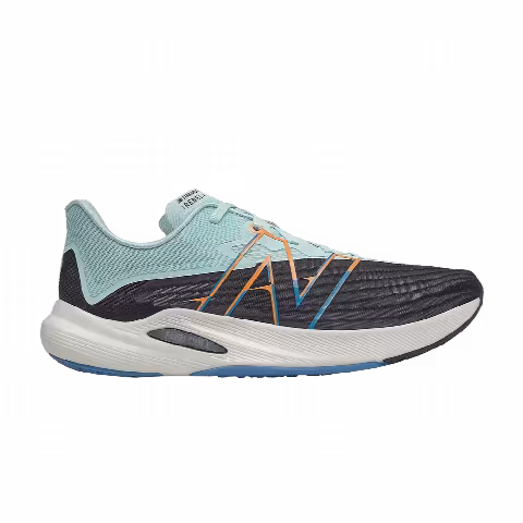 New Balance FuelCell Rebel v2 2E Wide 'Black Pale Blue'