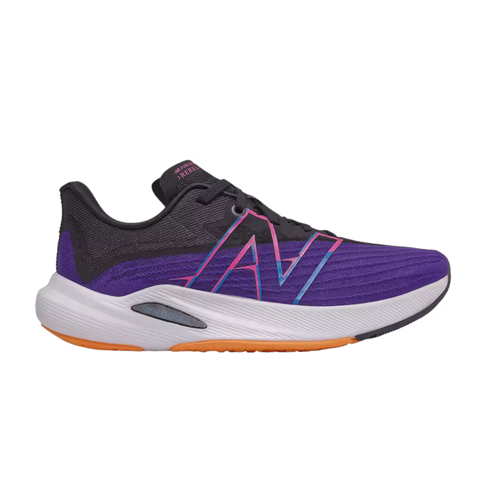New Balance Women's FuelCell Rebel v2 Wide Deep Violet Black
